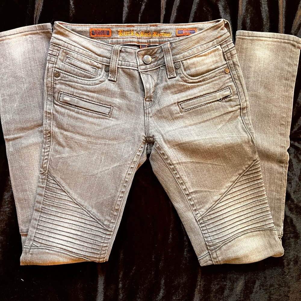 🎸Rock Revival⚜️ skinny moto jeans